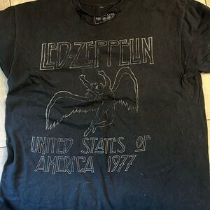 Vintage distressed band tee